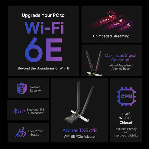 TP-Link Archer TXE72E AXE5400 Wireless