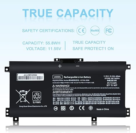 LK03XL Battery for HP Envy X360