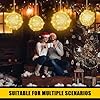 VIHOSE 4 Pcs 8'' Christmas Outdoor LED Light