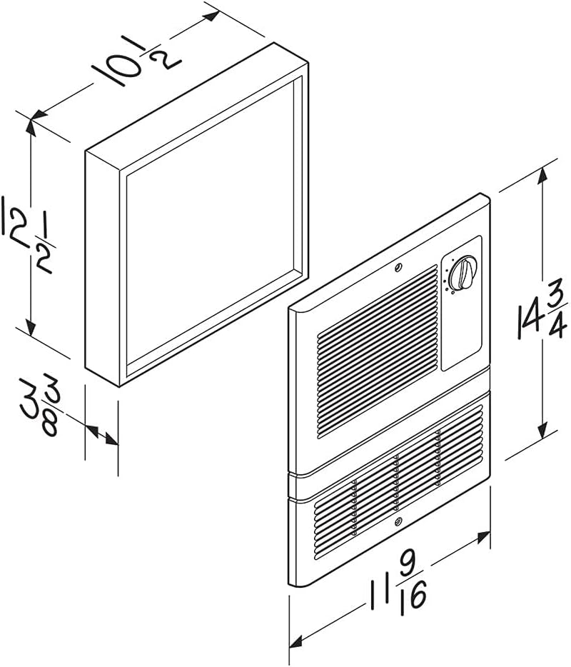Broan-NuTone 9815WH High Capacity Wall Heater