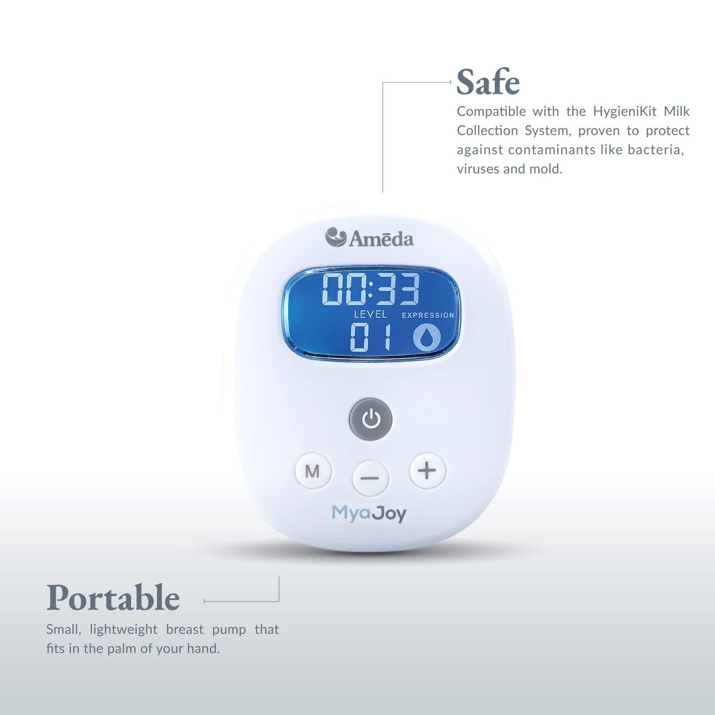 Ameda MYA Joy Double Electric Breast Pump + Breast Pump...