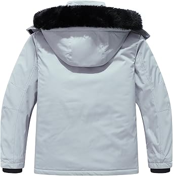 MOERDENG Women's Plus Size Waterproof Winter Coat