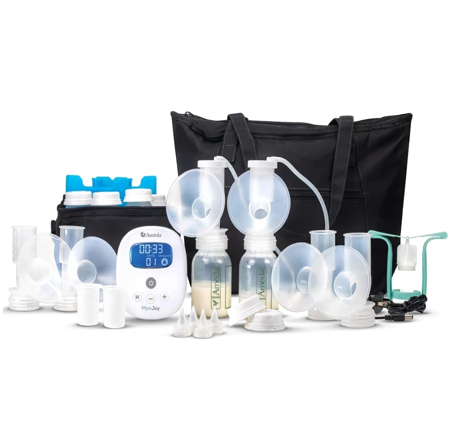 Ameda MYA Joy Double Electric Breast Pump + Breast Pump...