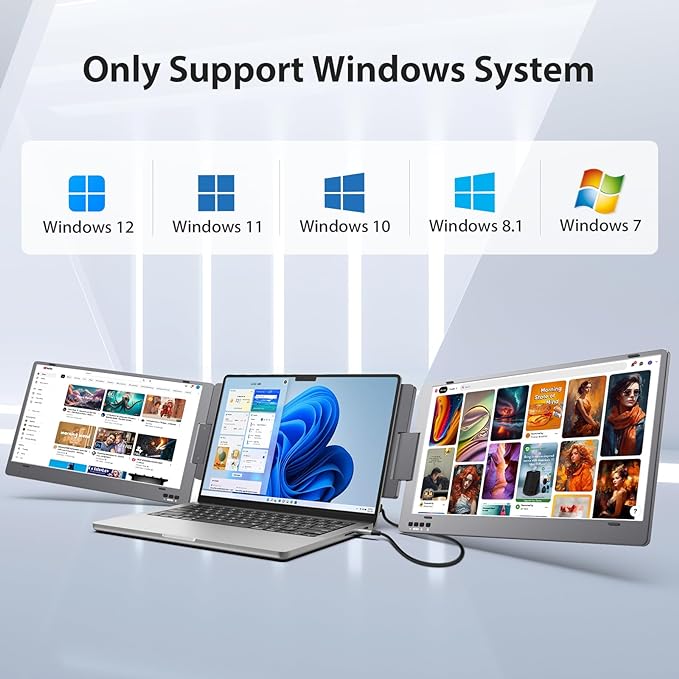 KYY Triple Laptop Screen Extender X90