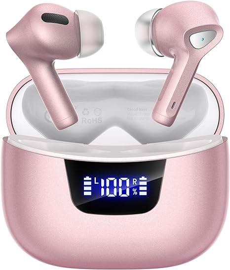 BESNOOW Wireless Earbuds Bluetooth 5.3 Headphones