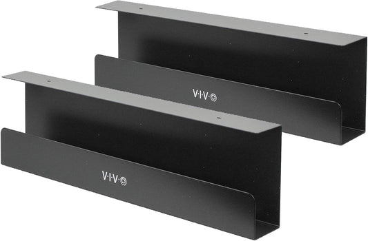 VIVO Under Desk 17 inch Cable Management 2 Pack