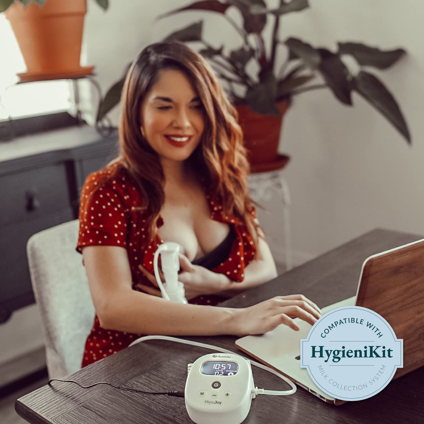 Ameda MYA Joy Double Electric Breast Pump + Breast Pump...