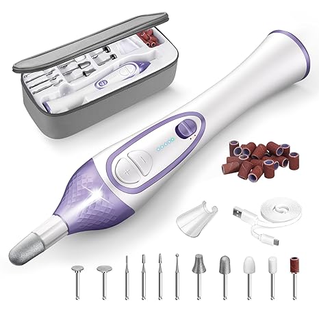 ISTON 36-Piece Professional Manicure Pedicure Kit,Electric Nail File Set