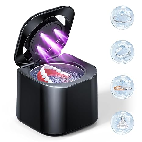 Ultrasonic Retainer Cleaner, 48kHz 30W Retainer Cleaner