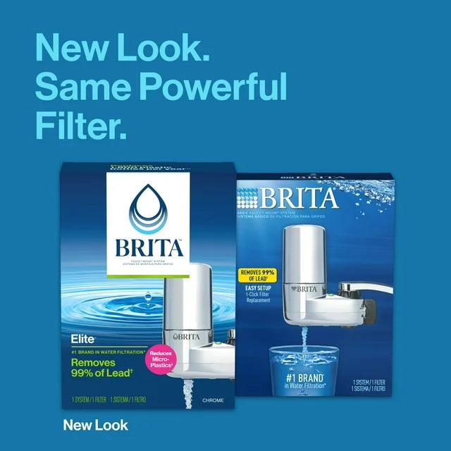 Brita Elite Water Faucet Filtration Mount System, Fits Standard ...