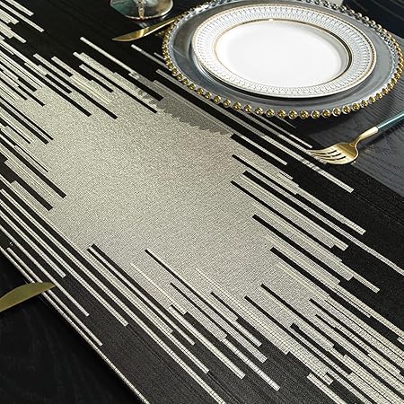 Modern Table Runners (Black)