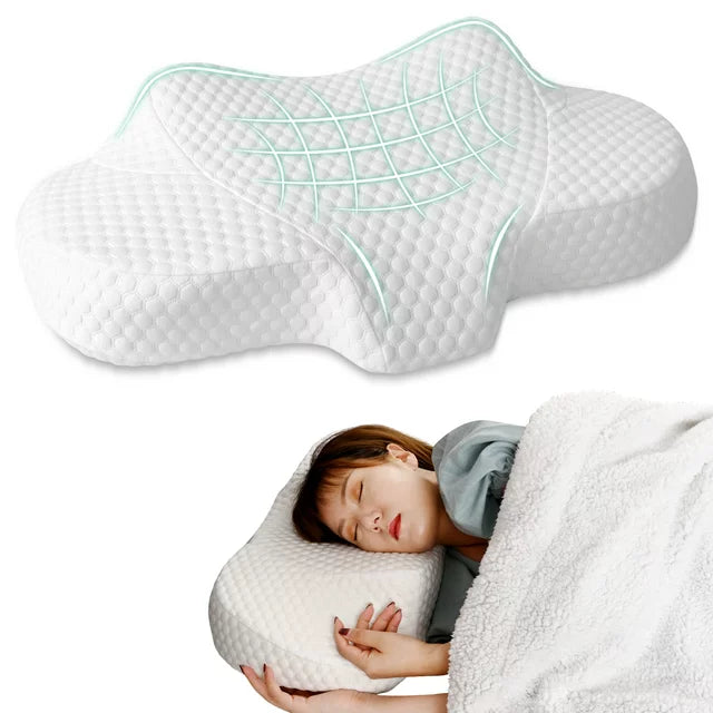 Noahas Contour Memory Foam Pillow for Neck Pain Relief ...