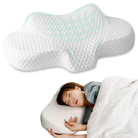 Noahas Contour Memory Foam Pillow for Neck Pain Relief ...