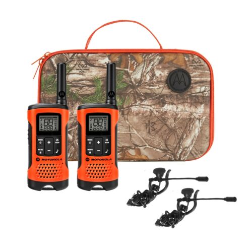 Motorola Talkabout T265 Two-Way Radio, 2 Pack Bundle, Orange
